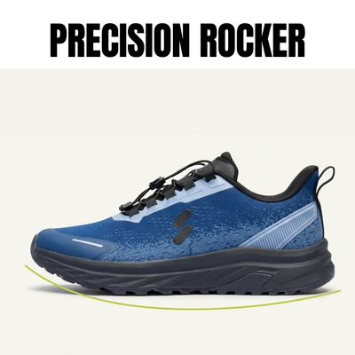 Silwer Active shoe side view highlighting the precision rocker sole