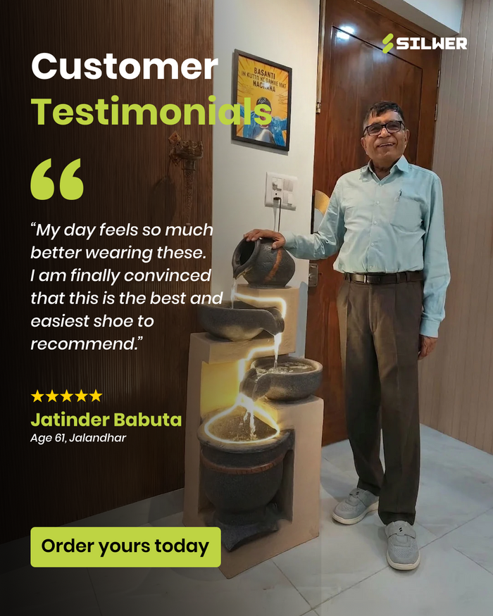 Jatinder Babuta, Silwer wearer from Jalandhar, customer testimonial