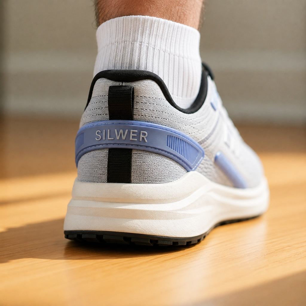 Firm heel counters for ground stability